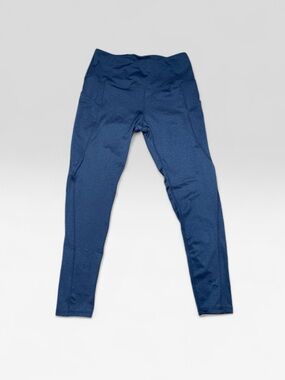 90 Degree by Reflex Power Flex Waist Control Women’s Blue Leggings Size Large